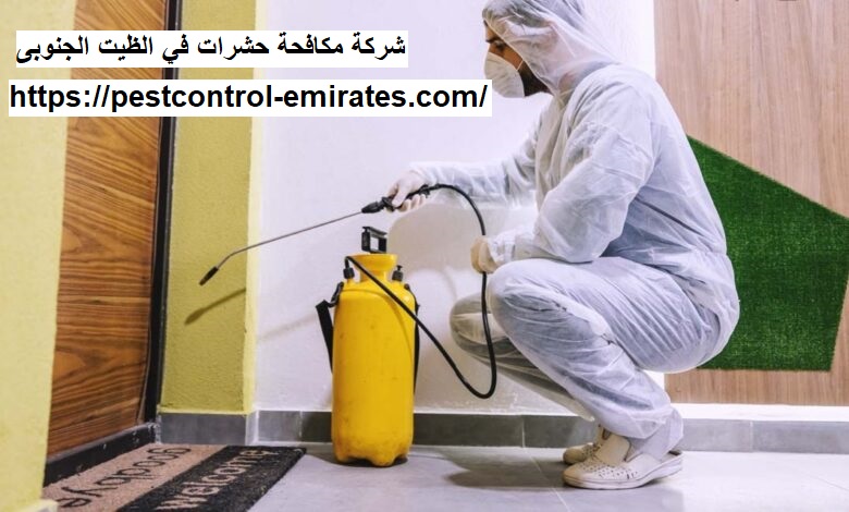شركة مكافحة حشرات في الظيت الجنوبى